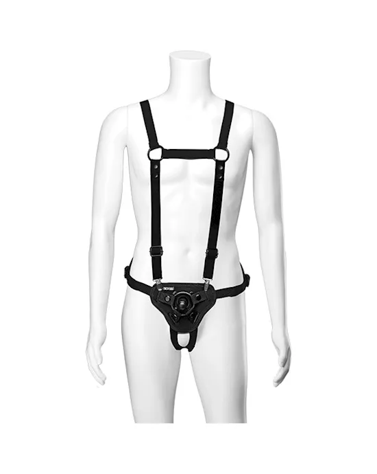 Vac-U-Lock Chest & Suspender Harness with Plug 