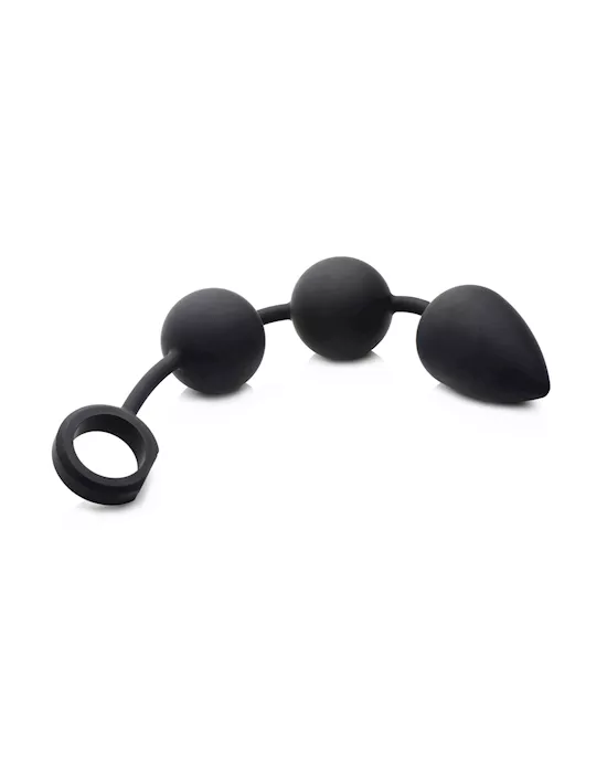 Tom Of Finland Large Silicone Weighted Anal Ball Plug