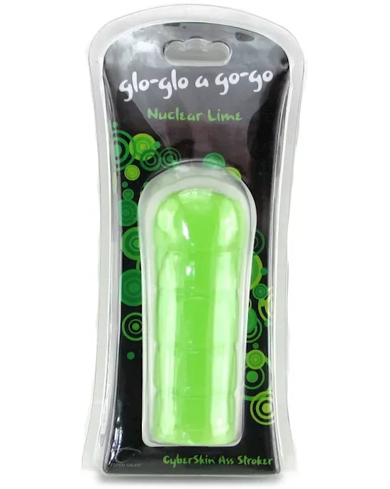 Glo-Glo a Go-Go Nuclear Lime CyberSkin Ass Stroker