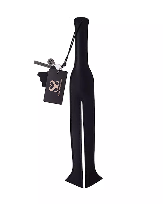 Bound X Two Pronged Aztec Tawse Leather Paddle