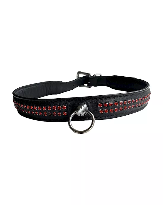 Amore Adjustable Gem Encrusted Collar
