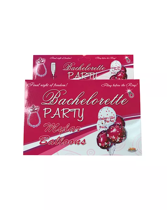 Bachelorette Pecker Party Mylar Balloons