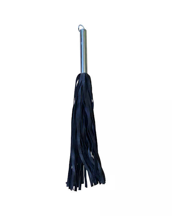Metal Handle Soft Leather Flogger 