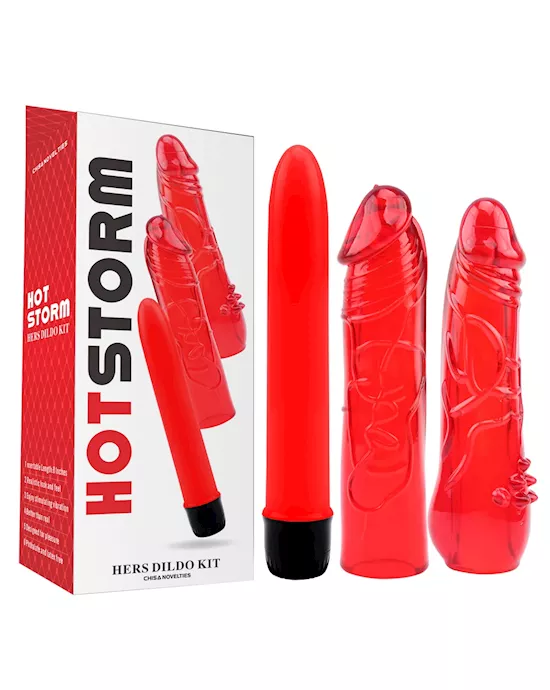 Hot Storm Dildo Kit