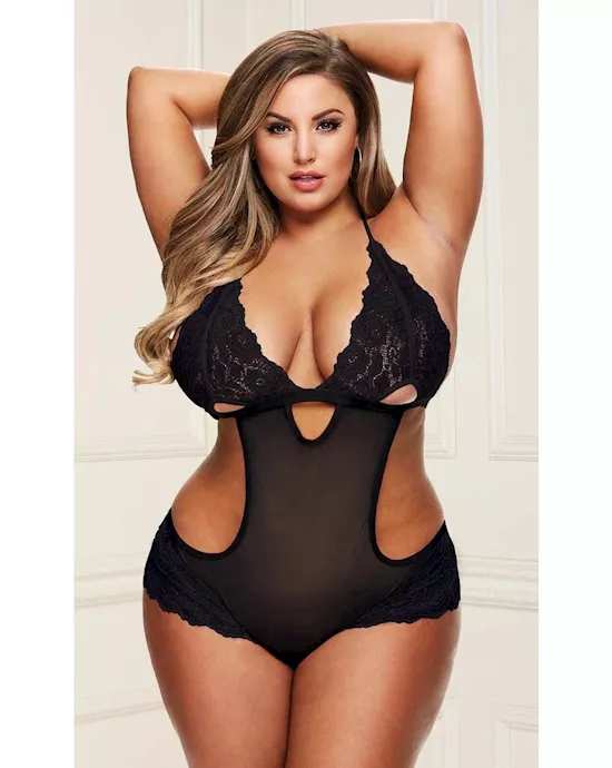 Baci Open Side Lace Teddy 