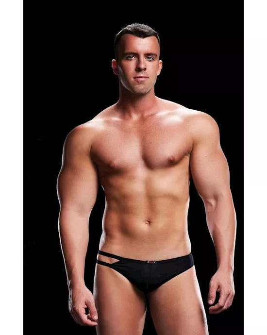 Baci Low Rise Thong with Side Straps
