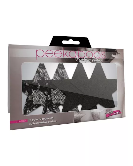 Satin and Lace Star Pasties