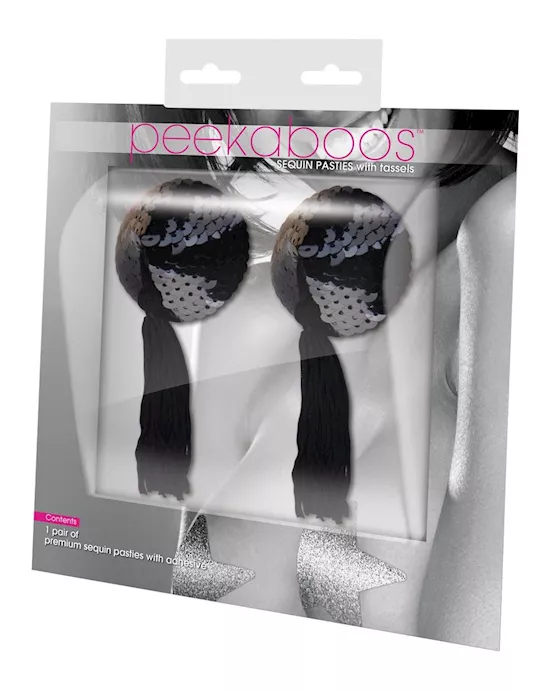 Sequin Pasties with Tassel