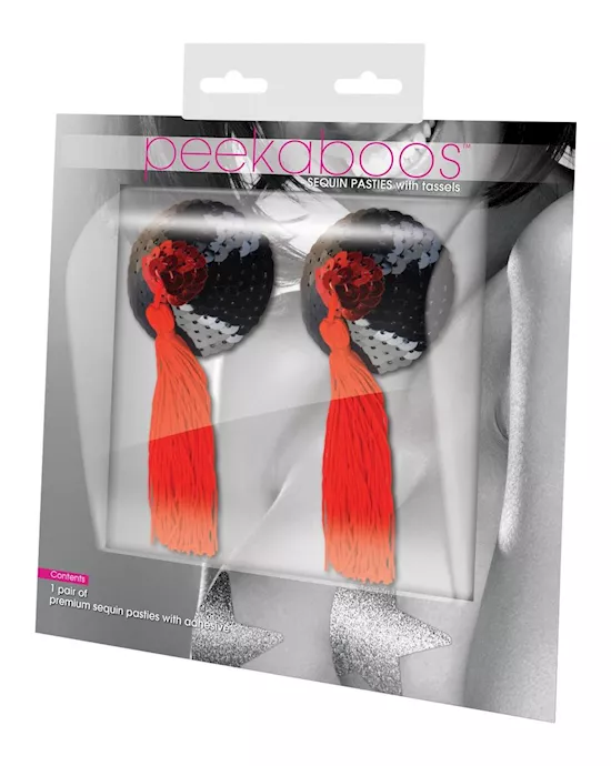 Sequin Pasties with Tassel