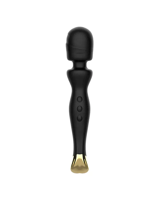 Gold Trimmed Elegant Wand Massager