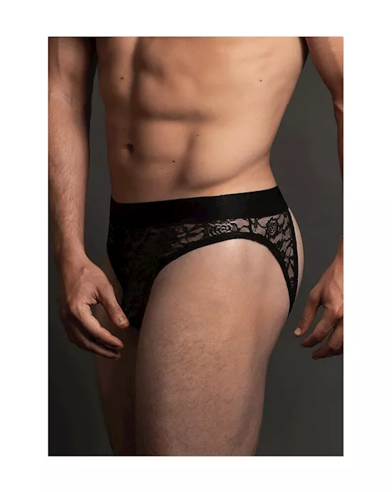 Lace Open Back Brief