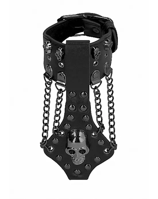 Ouch! Skulls and Bones - Bracelet with Skulls & Chains 