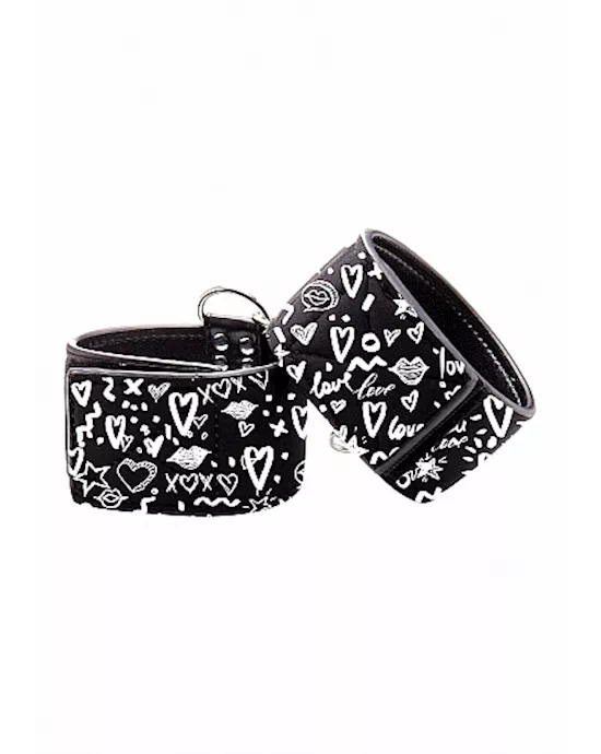 Printed Hand Cuffs - Love Street Art