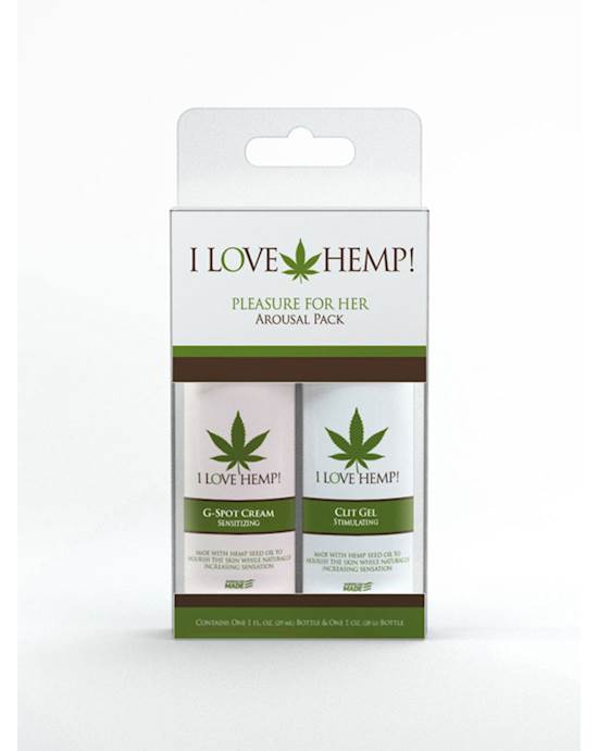 I Love Hemp Pleasure For Her Arousal Pack