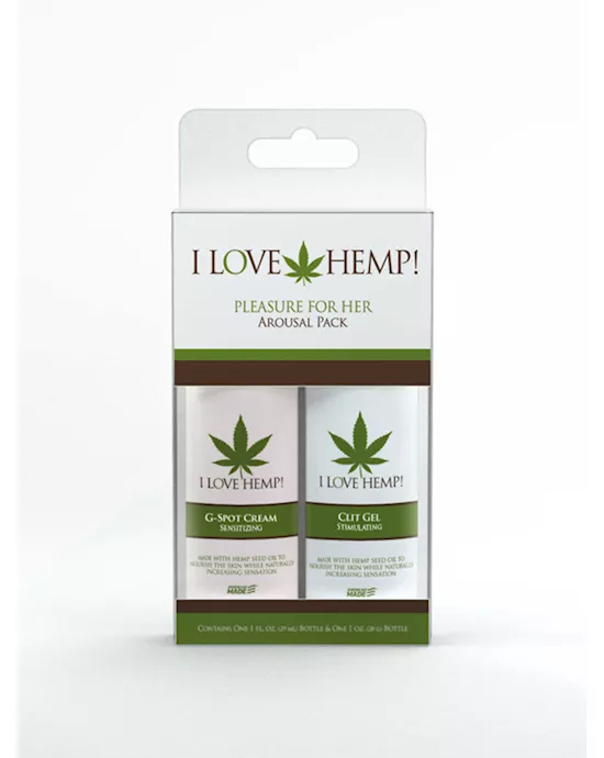 I Love Hemp Pleasure For Her Arousal Pack