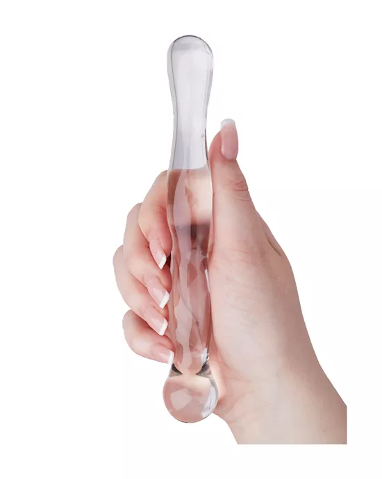 Lucent Rippled Glass Massager