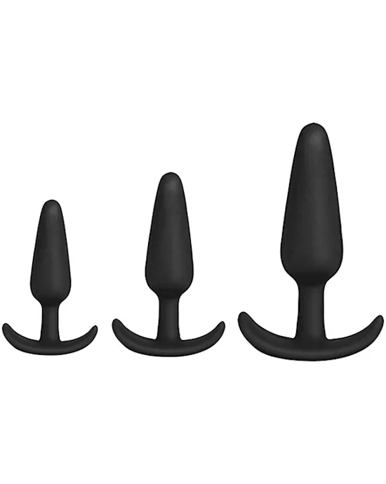 Kink - Silicone Anal Trainer 3-Piece Set