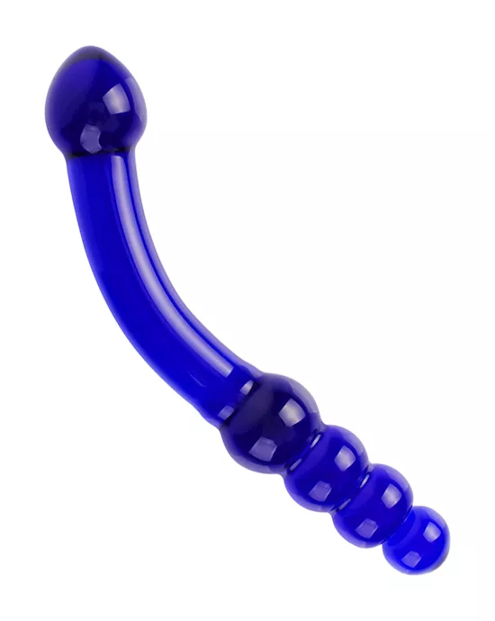Lucent Blueberry Glass Massager