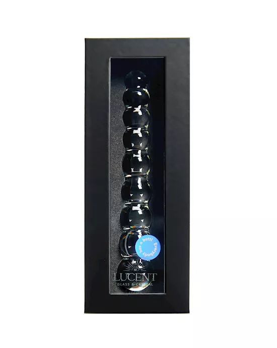 Lucent Celeste Beaded Glass Wand