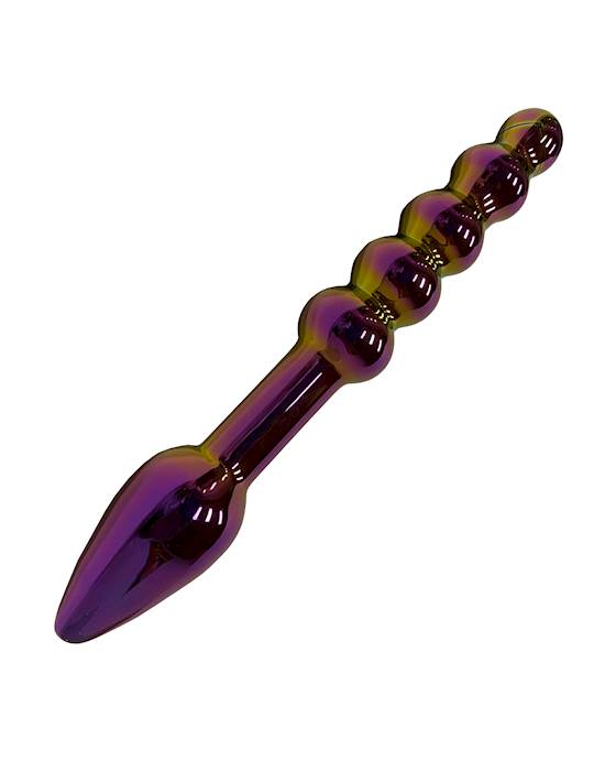 Lucent Iridescent Glass Butt Beads