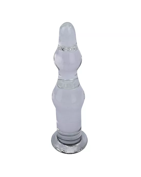 Graduated Glass Butt Plug 