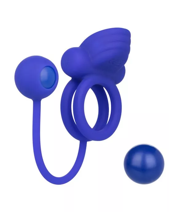 Silicone Rechargeable Dual Rockin' Rim Enhancer