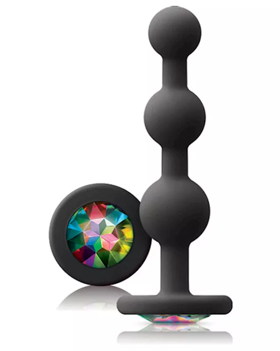 Glams Ripple Rainbow Gem Beads