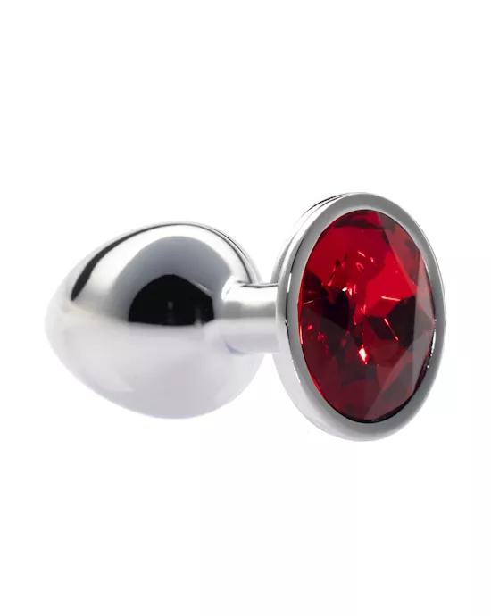 Kink Range Alloy Gem Butt Plug  28 Inch
