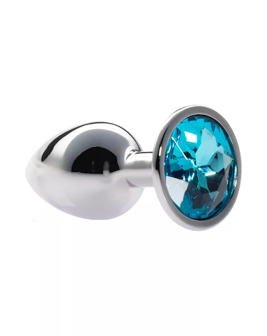 Kink Range Alloy Gem Butt Plug - 2.8 Inch