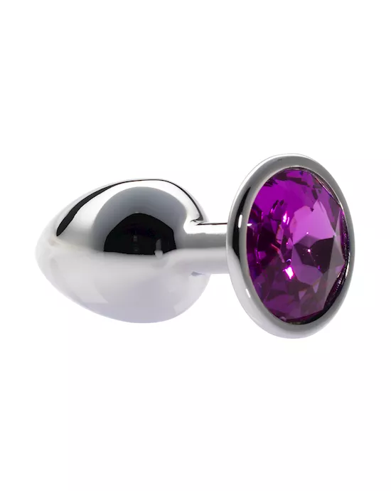 Kink Range Alloy Gem Butt Plug - 2.8 Inch