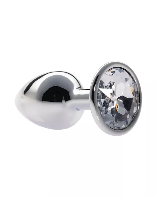 Kink Range Alloy Gem Butt Plug - 2.8 Inch