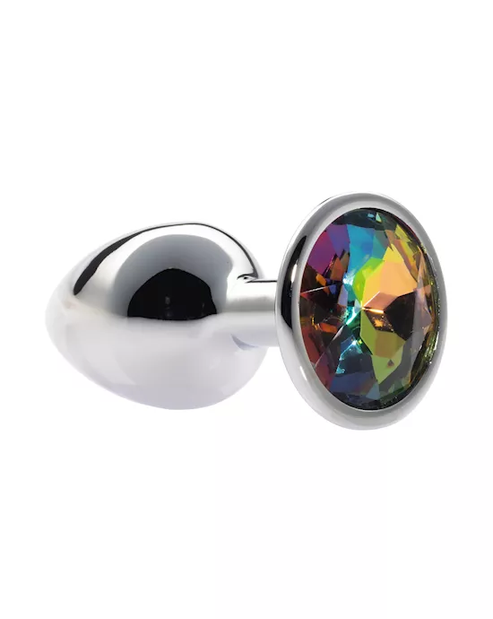 Kink Range Alloy Gem Butt Plug  28 Inch