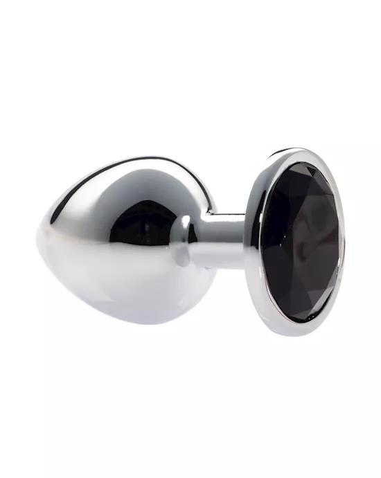 Kink Range Alloy Gem Butt Plug - 3.7 Inch