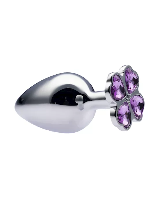 Kink Range Flower Gem Butt Plug - 3.7 Inch