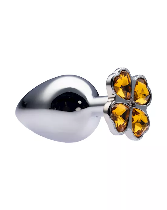 Kink Range Flower Gem Butt Plug - 3.7 Inch