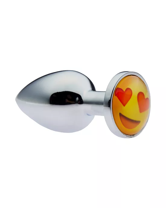 KinKi Lovey Dovey Emoji Anal Plug - 2.7 Inch