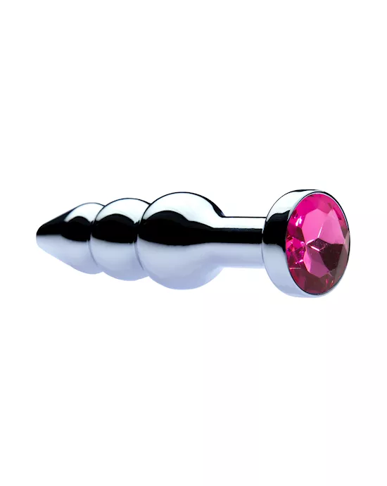 KinKi Jewelled Double Bulb Butt Plug - 4.1 Inch
