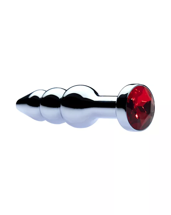 KinKi Jewelled Double Bulb Butt Plug - 4.1 Inch