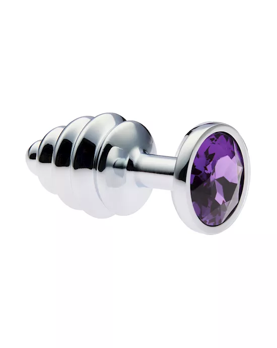 Kinki Ridged Jewelled Anal Plug