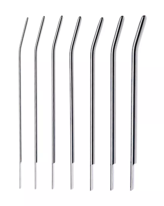 Kink Range Stainless Steel 7 Piece Penis Plug Set