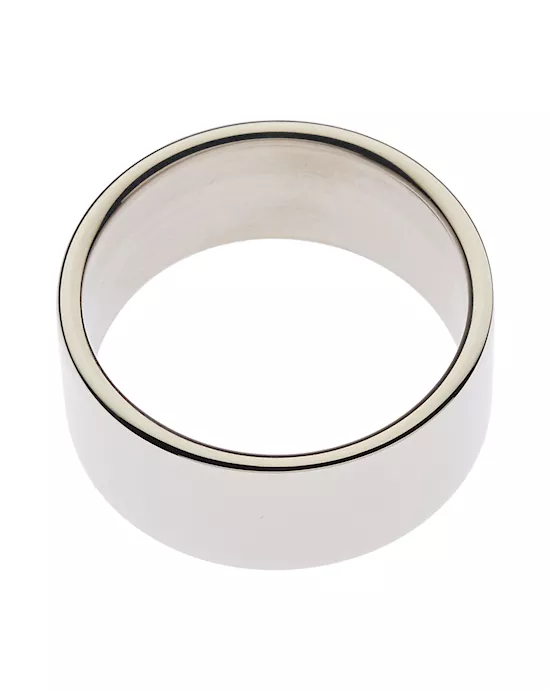 Kink Range Stainless Steel Banded Penis Head Ring - 28mm
