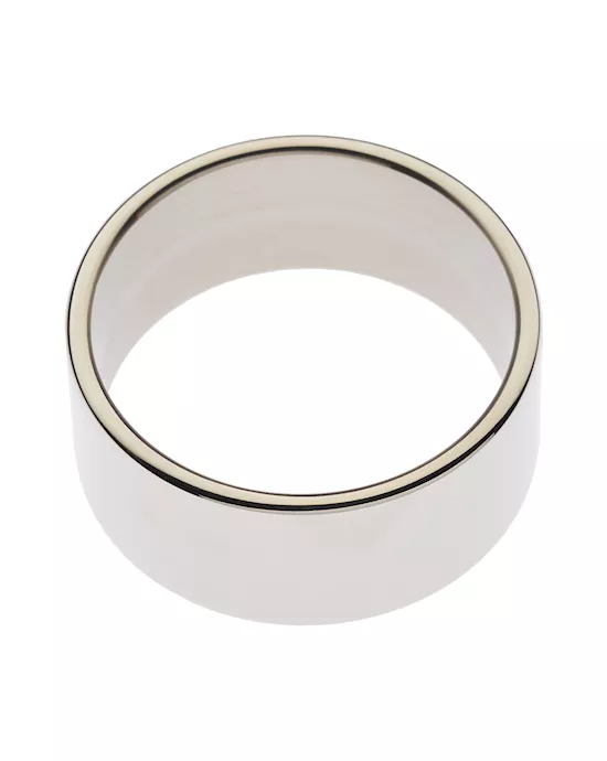 Kink Range Stainless Steel Banded Penis Head Ring - 30mm