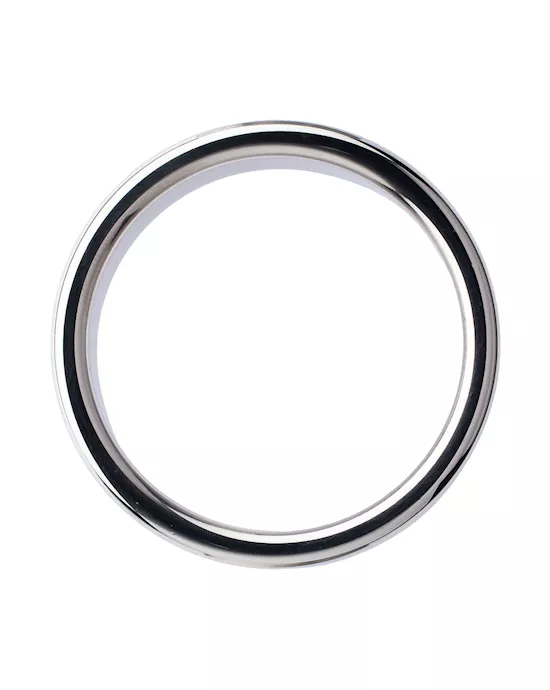 Kink Range Stainless Steel Ridged Penis Head Ring - 1.7 Inch