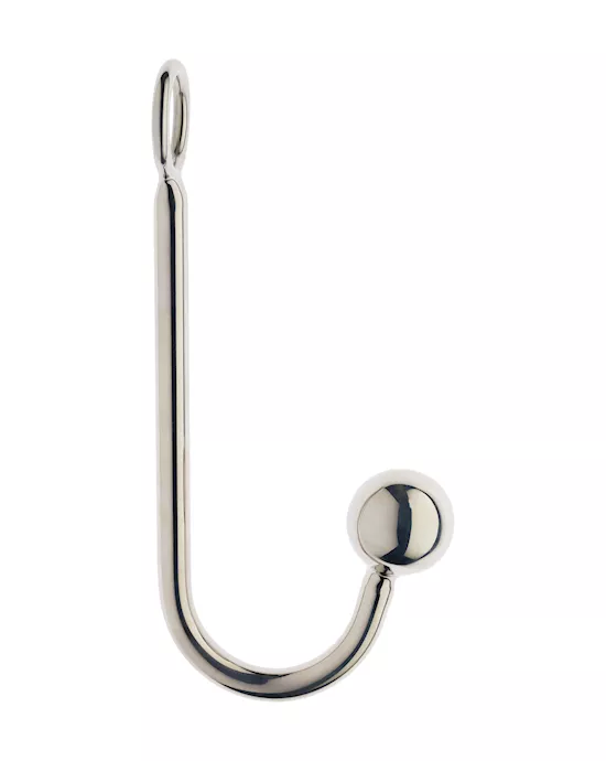 Kink Stainless Steel Anal Hook  Extra Large
