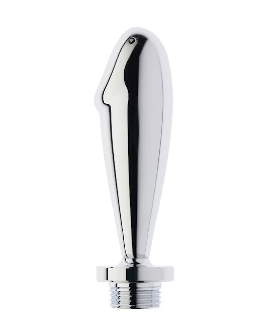 Kink Range Stainless Steel Enema Dildo - 2.8 Inch