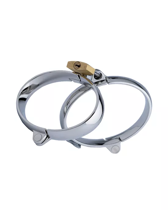Kink Range Cuffs with Padlock - 2.6 Inch