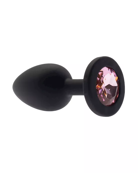 Kink Range Silicone Gemmed Butt Plug - 2.8 Inch