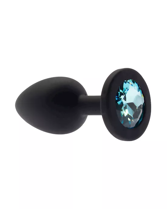 Kink Range Silicone Gemmed Butt Plug - 2.8 Inch