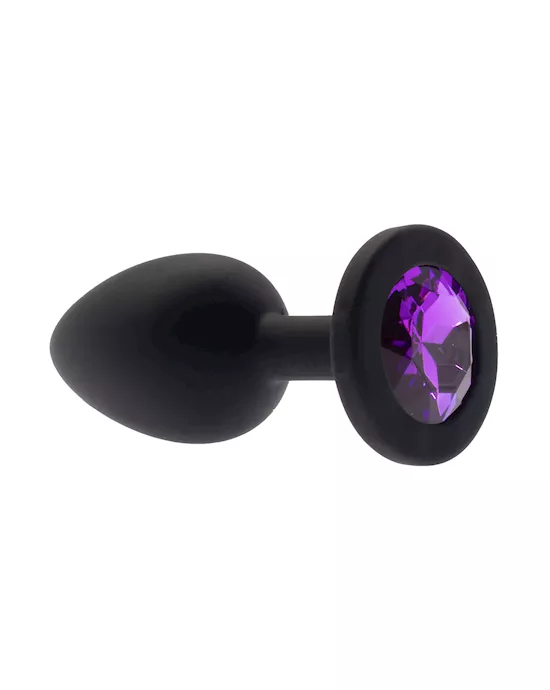 Kink Range Silicone Gemmed Butt Plug - 2.8 Inch