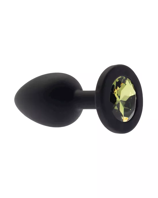 Kink Range Silicone Gemmed Butt Plug - 2.8 Inch